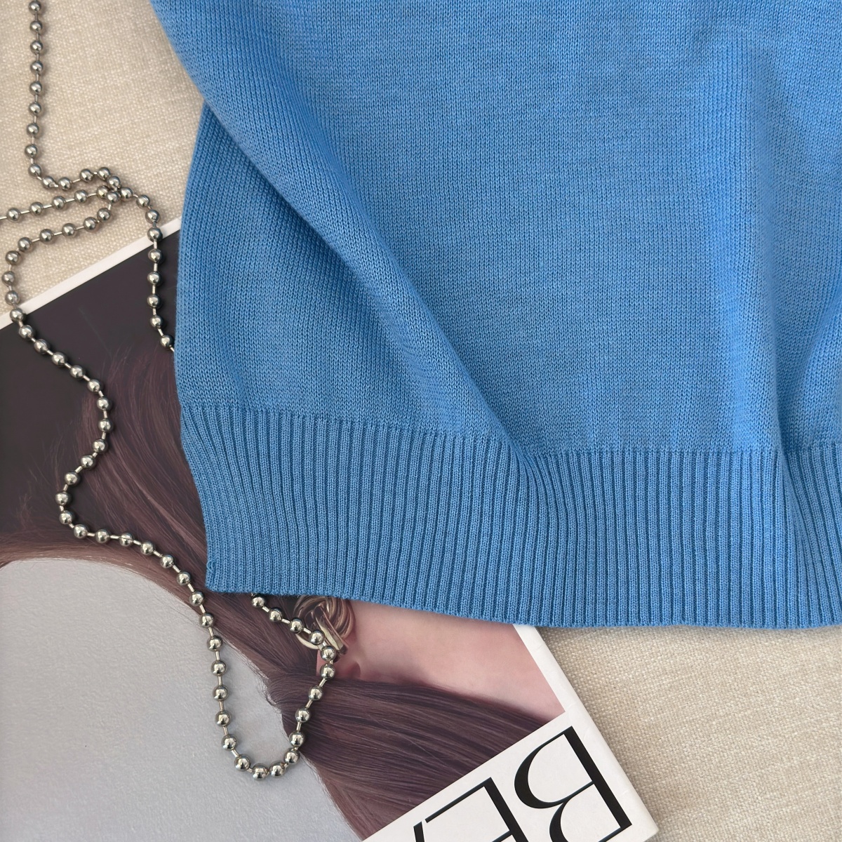 Korean Style High Neck Knit Vest Women Slimming Versatile Early Autumn Top - Image 3